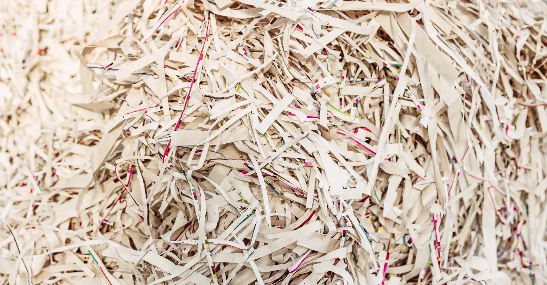 Geschreddertes Papier